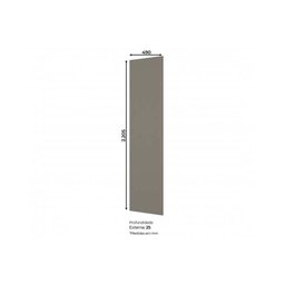 Módulo Cozinha Connect Painel de Edição para Fechamento Lateral 220x49x205cm Duna2 Aéreos + 1 - 2