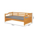 Ver imagem 4 de Sofá Cama Zurique com Colchão Mona de Madeira Maciça Imbuia
