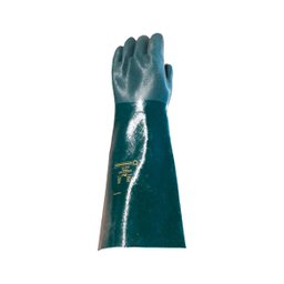 Luva Pvc Palma Áspera Verde com Forro Handschuhe Ca 1170 36cm - 1