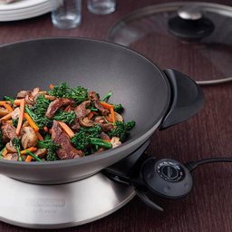 Panela Eletrica Aluminio Wok Chef 127v Tramontina by Breville - 5 Panela Eletrica Aluminio Wok Chef 127v Tramontina by Breville - 5