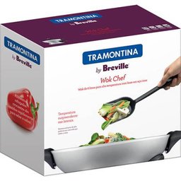 Panela Eletrica Aluminio Wok Chef 127v Tramontina by Breville - 4 Panela Eletrica Aluminio Wok Chef 127v Tramontina by Breville - 4