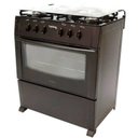 Ver imagem 2 de Fogão Braslar Top Glass Black 5 Bocas Mesa de Vidro Acendimento Automático Preto