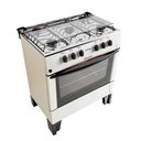 Ver imagem 1 de Fogão Sirius Plus em Aço Inox 5 Bocas Bivolt Branco Braslar