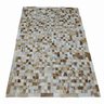 Tapete Couro - Bege Malhado (Tom Claro) - MODULO 5x5 Guapo Tapetes 1,00 x 1,50 - 3