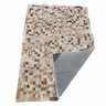 Tapete Couro - Bege Malhado (Tom Claro) - MODULO 5x5 Guapo Tapetes 1,00 x 1,50 - 5
