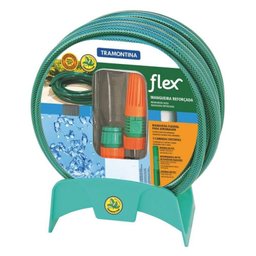Mangueira Flex para Jardim, 20 m, com esgates rosqueados, Laurel Japonesa - Tramontina - 2
