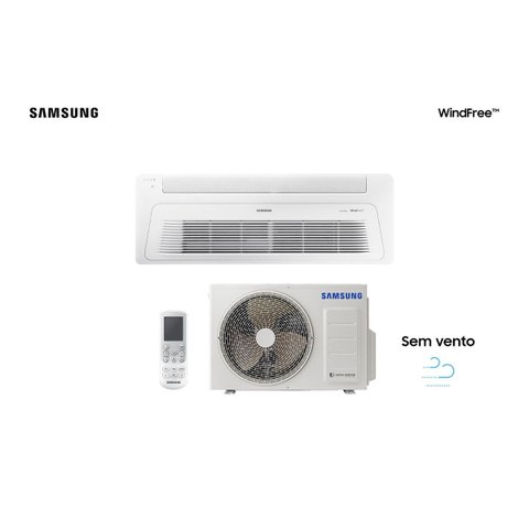 Ar Condicionado Cassete Samsung Windfree 1 Via 24000 BTUS Quente e Frio AC024HE1DKG Inverter 220V