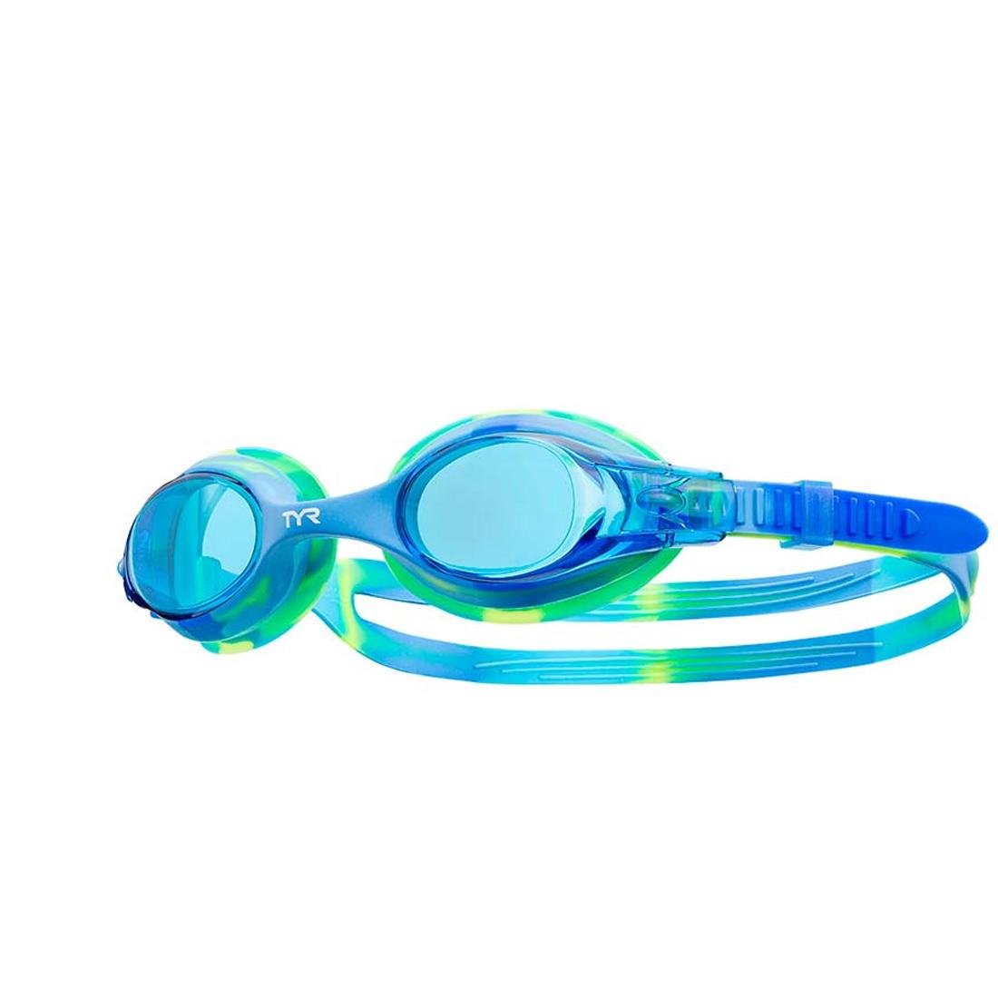 Óculos de Natação Swimple Tie Dye Kids Fit TYR - Azul/Verde - 3