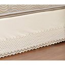Ver imagem 3 de Saia Box para Cama de Casal Queen Probox de Laise Tecido Misto - Palha