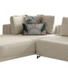 Sofá 3 Lugares Floyd com Divã Esquerdo Bambino Bege 310cm - 3