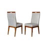 Kit 2 Cadeiras de Jantar Paris Linho Bege - IDEAL MOVEIS - 2