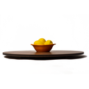 Ver imagem 4 de Prato Giratório para Servir Sobrepor Mesa de Jantar Castanho 90 Cm