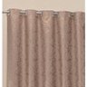 Cortina Diplomata 3,00m x 2,70m Tecido Jacquard - Floral Caqui - 5