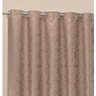 Cortina Diplomata 3,00m x 2,70m Tecido Jacquard - Floral Caqui - 2