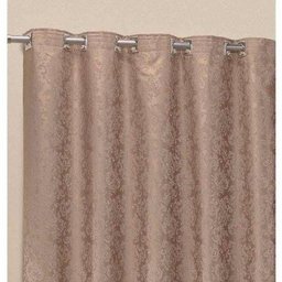 Cortina Diplomata 3,00m x 2,70m Tecido Jacquard - Floral Caqui - 2 Cortina Diplomata 3,00m x 2,70m Tecido Jacquard - Floral Caqui - 2