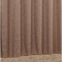 Ver imagem 4 de Cortina Diplomata 3,00m x 2,70m Tecido Jacquard - Floral Caqui