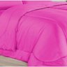 Kit Edredom Dupla Face Queen Confortable + Jogo de Lençol - 06 Peças - Pink - 5