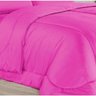 Kit Edredom Dupla Face Queen Confortable + Jogo de Lençol - 06 Peças - Pink - 3