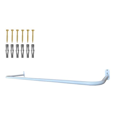 Arara P/ Roupas 1 Metro Aço Reforçado Moderno Cabideiro Suporte Alta Resistência Durabilidade