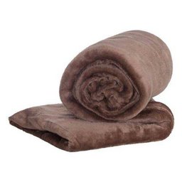 Cobertor Casal Queen Manta de Microfilha (Toque Aveludado) - Tabaco - 3