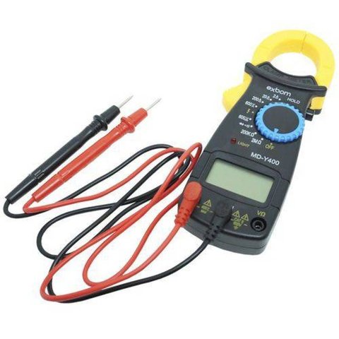 Alicate Amperímetro Digital Profissional AC DC Exbom MD-Y400