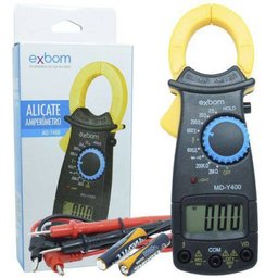 Alicate Amperímetro Digital Profissional AC DC Exbom MD-Y400 - 2