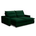 Ver imagem 2 de Sofa Retratil Reclinavel 2 Lugares 2m Andreza Veludo Lansof