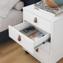 Ver imagem 2 de Gaveteiro com Rodinha Quarto Escritório 4 Gavetas Multiuso:branco