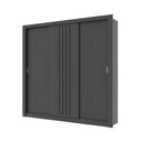 Ver imagem 4 de Guarda-roupa Casal 3 Portas Doha Carraro Ripado