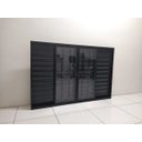 Ver imagem 3 de Janela Veneziana de Alumínio Preto C/grade 100x150 6 Folhas