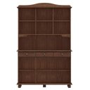 Ver imagem 6 de Cristaleira Madeira Maciça 5 Portas 129 Cm 8925 Cafe Milani Store Cafe