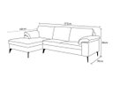 Ver imagem 6 de Sofá de Couro Asti 3 Lugares com Chaise Esquerda Green Bicolor - Mempra Design