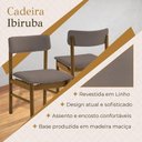Ver imagem 4 de Cadeira Ibiruba Estrutura em Madeira Maciça Estofado em Linho Mescla Cinza