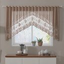 Ver imagem 1 de Cortina Renda Bando Cascata 3M X 1M Alt Desert Bule Lisa