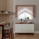 Ver imagem 2 de Cortina Renda Bando Cascata 3M X 1M Alt Desert Bule Lisa