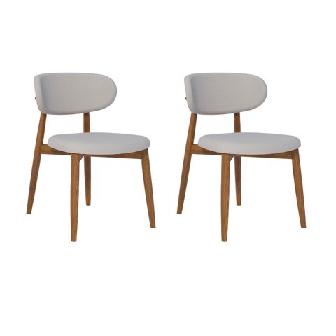 Conjunto 2 Cadeiras para Sala de Jantar Mariana