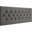 Ver imagem 1 de Cabeceira Painel Estofada Dubai Deluxe Queen Cinza 1,60m - Pc Móveis