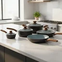 Ver imagem 2 de Conjunto Panelas Kitchen Show com 12 Peças Antiaderente e Cerâmica
