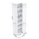 Ver imagem 4 de MÓDULO ARMÁRIO DE CANTO PARA CLOSET M435.B (LOJA, CLOSET) 2,40A MUNDI MOVEIS