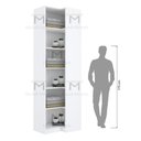 Ver imagem 5 de MÓDULO ARMÁRIO DE CANTO PARA CLOSET M435.B (LOJA, CLOSET) 2,40A MUNDI MOVEIS