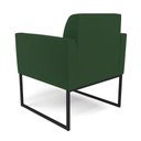 Ver imagem 5 de Kit 2 Poltronas Base Industrial Preto Marisa Veludo Verde D03 - D'Rossi