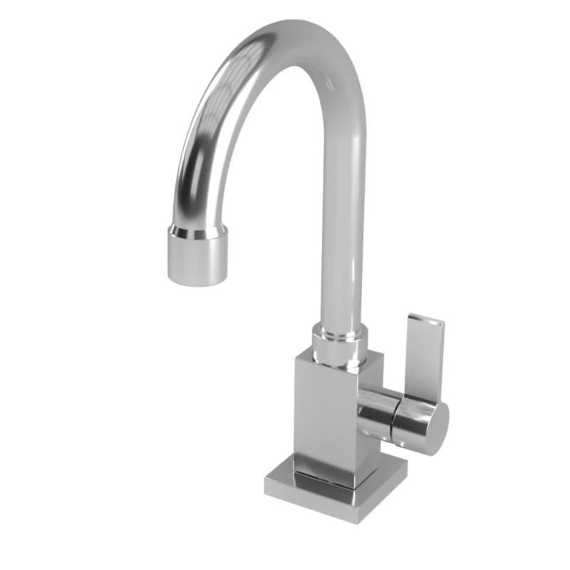 Torneira Lavatório Banheiro Quadrada B. M. Metal 4195 C-65 Casagrande Mundial - 1