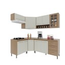 Ver imagem 3 de Cozinha Modulada Completa Fidelitá Paris 6 Peças 340cm 12 Portas 3 Gavetas com Tampo