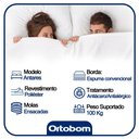 Ver imagem 5 de Cama Box Casal Suede + Colchão Airtech Molas Ensacadas Antares Ortobom 138x188x67 Cor:bege
