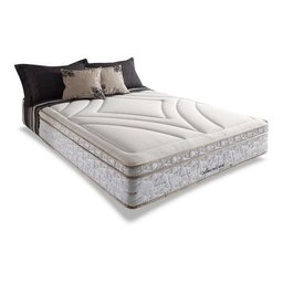 Colchão King Herval American Molas Maxspring Size 193x203x33:Branco - 3