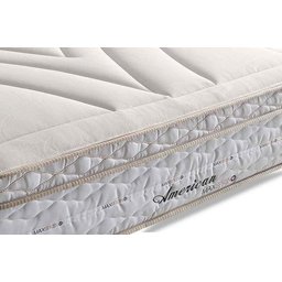 Colchão King Herval American Molas Maxspring Size 193x203x33:Branco - 1