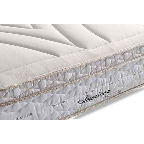 Colchão King Herval American Molas Maxspring Size 193x203x33:Branco