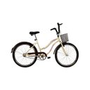 Ver imagem 1 de Bicicleta Aro 26 Beach Retrô Feminina Bege