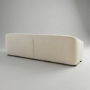 Ver imagem 3 de Conjunto Sofá 02 Lugares Living Ísis e Duas Poltronas Tecido Acquablock Pet Friendly Cru 1,90m