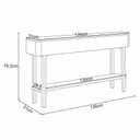 Ver imagem 4 de Estante Home Theater Axis Cinamomo Off White com Mesa de Centro Liz e Aparador Fiero Off White